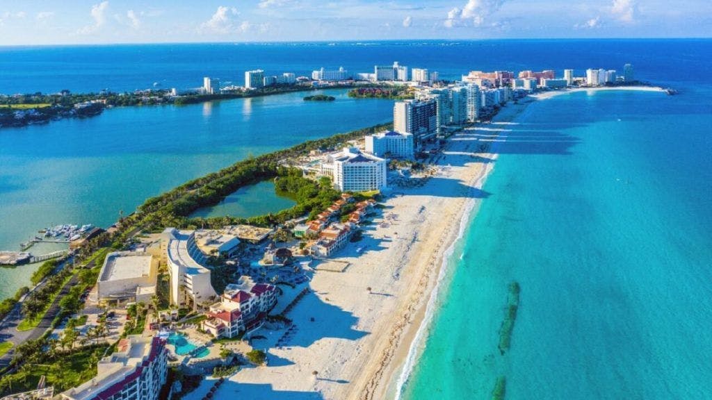 Vista de Cancun-Mexico